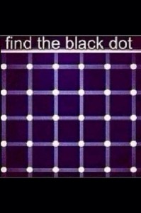 find the black dot