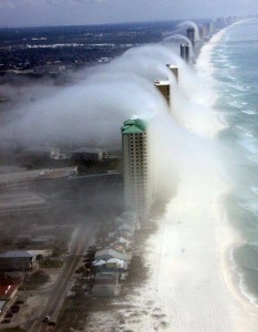 tsunami of wave clouds florida