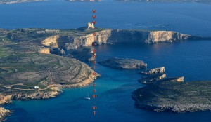 blue lagoon airphoto