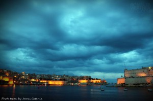 Storm Clouds Over The Grand Harbour james catania