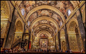 St Johns Co-Cathedral interior this is malta