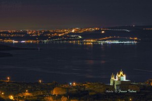 The view from Nadur across the Gozo channel franco tabone