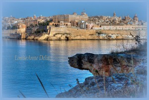 Watching over Valletta from Kalkara louiseanne delia photography