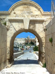 beautiful Arch at Vittoriosa benny scerri