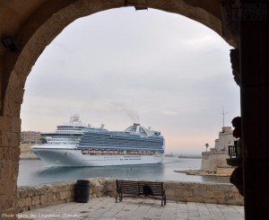 cruise liner entering gh lawrence ciantar