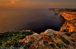 dusk dwejra from afar mario rodgers