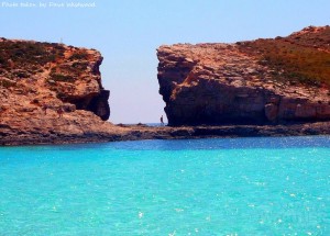 look at that bright blue sea its perfect for a swim blue lagoon comino dave westwood