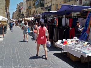 trying for a bargain at the valletta market raymond anastasi