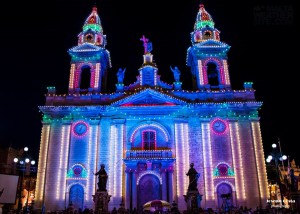 luqa church all dressed up for the feast this weekend joe costa
