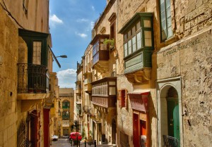 one of the many beautiful narrow streets in valletta Louiseanne Delia Photography 3