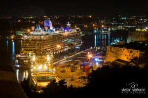 cruise liner berthed inside maltas magnificent gh The Maltese Islands Through The Lens