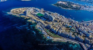 excellent birds eye view of sliema from the air neil sultana