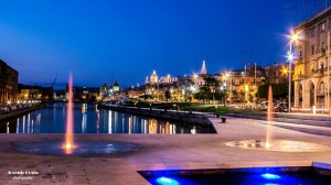 The beautifully-restored Cospicua water front. A big thanks to Joe Costa for this excellent pic.