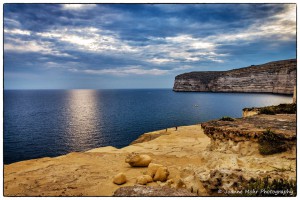 enjoying a relaxing evening at xlendi bay Joanne Mohr Photography