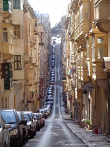 one of the many beautiful streets in valletta Inge Roeges