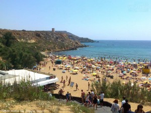 we're expecting a scorching weekend with temperatures expected to soar to 33C as summer continues to sizzle in Malta and GOzo golden bay benny scerri