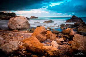 enjoying a pleasant evening at san blas bay gozo Steryn Digital Vision