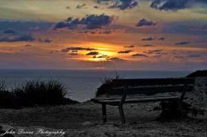 sit down and relax is the bench with the best sunset view in malta and gozo john desira dingli cliffs