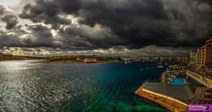 A dramatic sky above Sliema. A big thanks to CaptureMe Photography for this lovely pic.