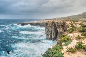 Gozo's west coast gets battered by the rough sea on a windy day. A big thanks to Malta Landscape Photography for this excellent pic.