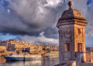 early morn valletta bathed in the golden glow of sunrise lawrence ciantar