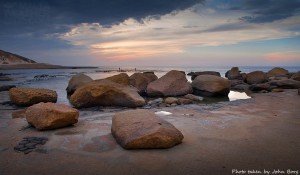 enjoying a pleasant evening at qbajjar bay in gozo john borg