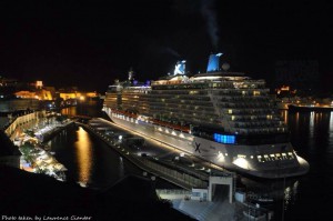 cruise liner berthed at valletta waterfront lawrence ciantar