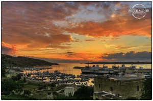 early morn mgarr harbour dawn peter mohr