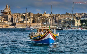 the colours of malta A traditional Maltese fishing boat in Marsamxett Harbour! maltaigozo pl