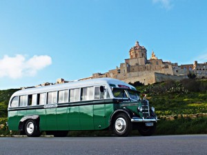spotted near mdina the wedding bus