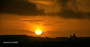 sunset zebbug gozo lawrence micallef